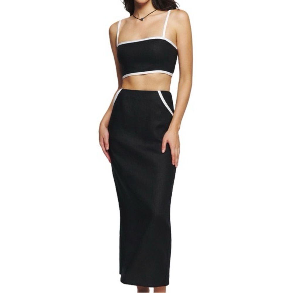 House of Harlow Linen Skirt Set - size Small